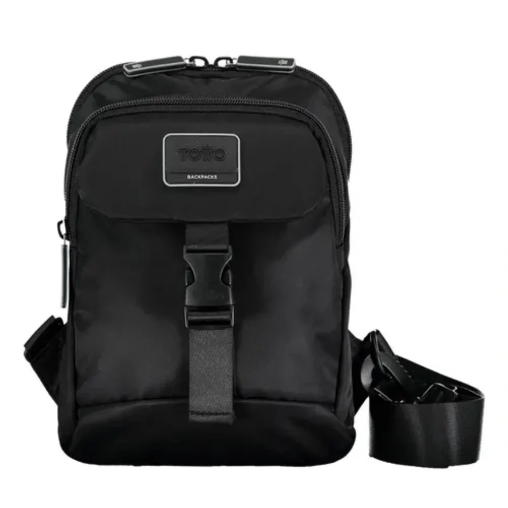 TOTTI Black Men's Messenger CROSSBODY Bag